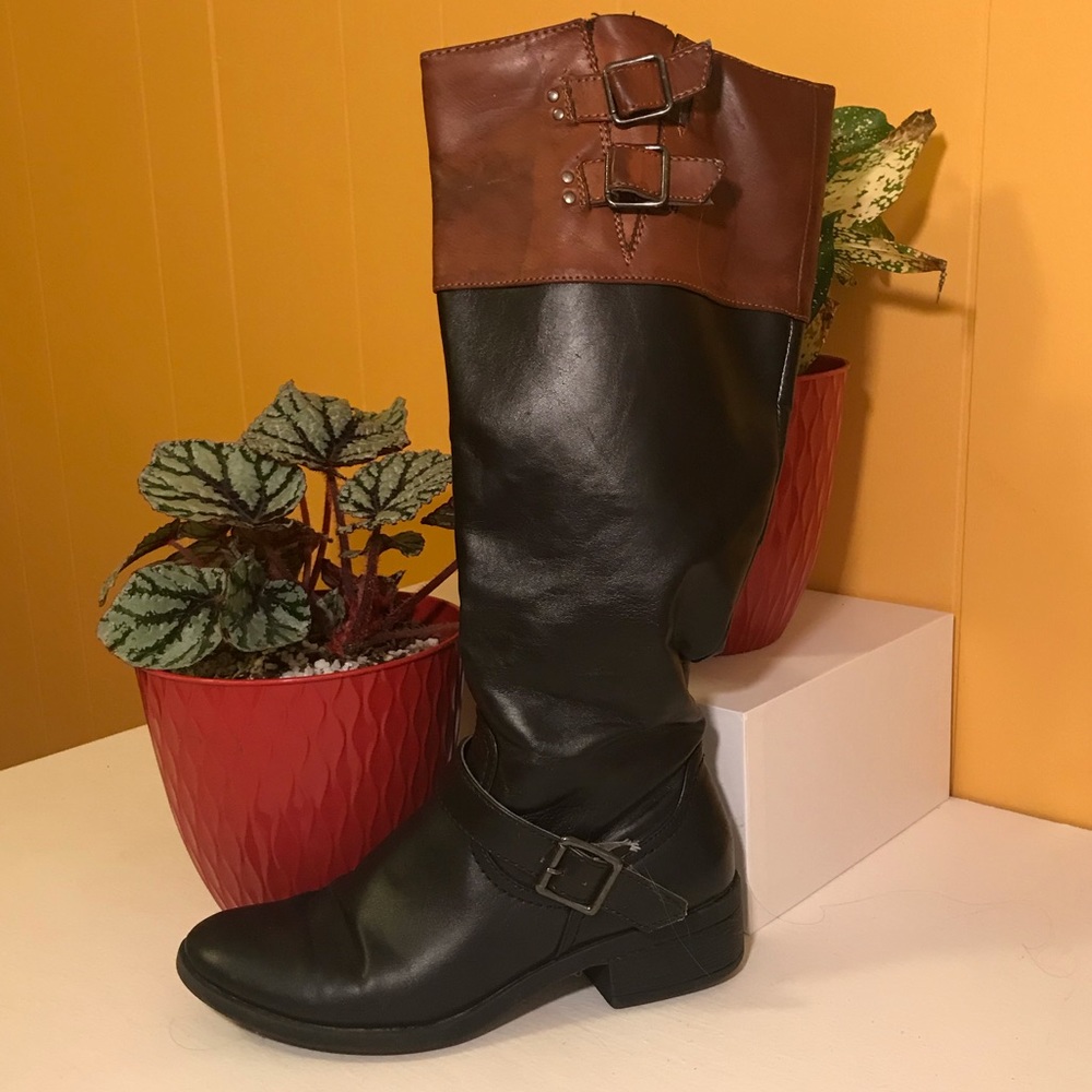 Croft & Barrow Two Toned Knee High Boots